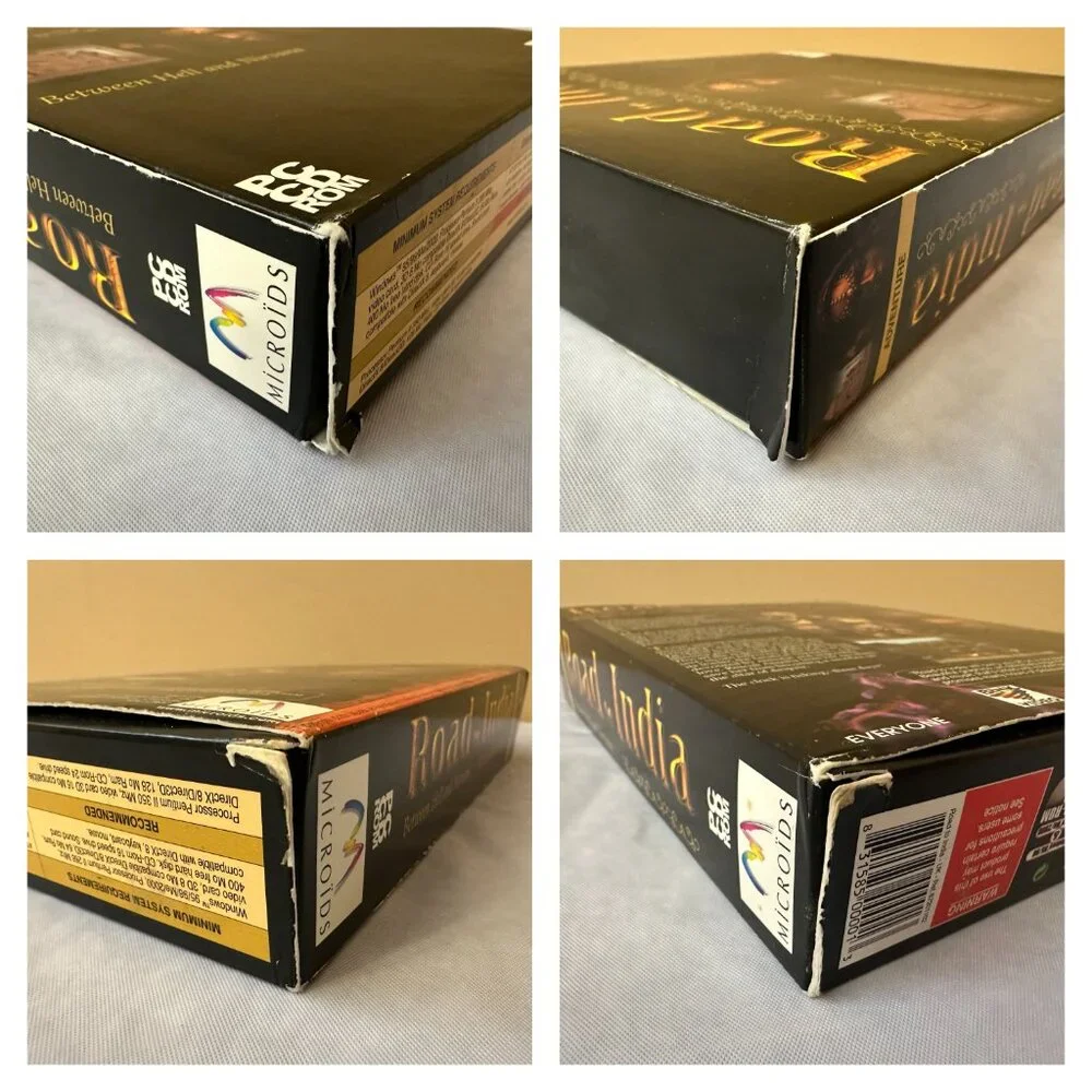 Road To India : Between Hell and Nirvana / 2001 PC Game w/ Big Box, Manual, Etc.